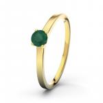Smaragd Ring Gelbgold