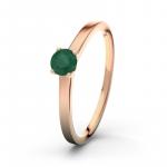 Smaragd Ring Rotgold